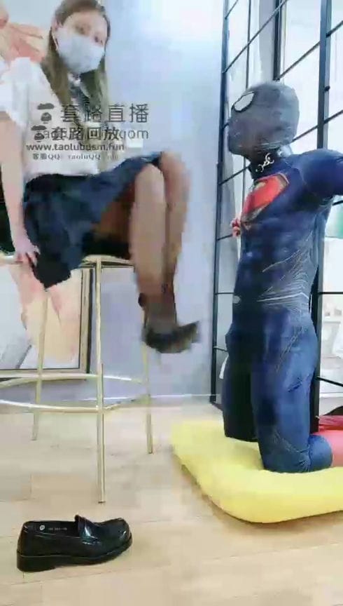 【TZ2445】【一茶S】超人被美少女诱惑闻rush上刑架【37分钟】